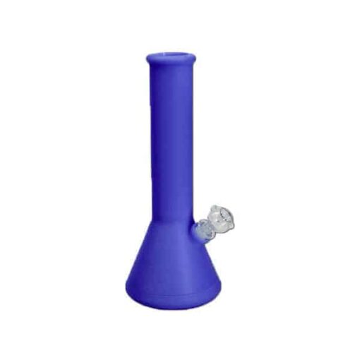 Near dark Silicone Ice Flask Bong with Glass Bowl