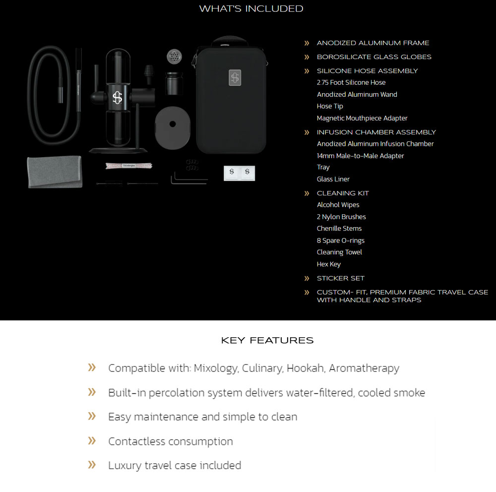 Stundenglass-Kompact-Gravity-Bong-Infuser-specifications