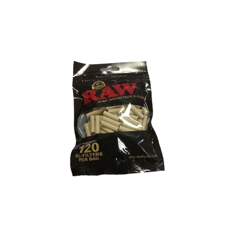 RAW Unrefined Slim XL Filters | Organic Cannabis Accessories