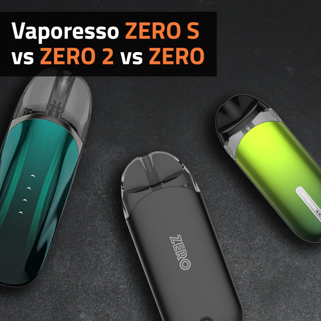 Vaporesso Zero S vs. Zero 2 vs. Zero