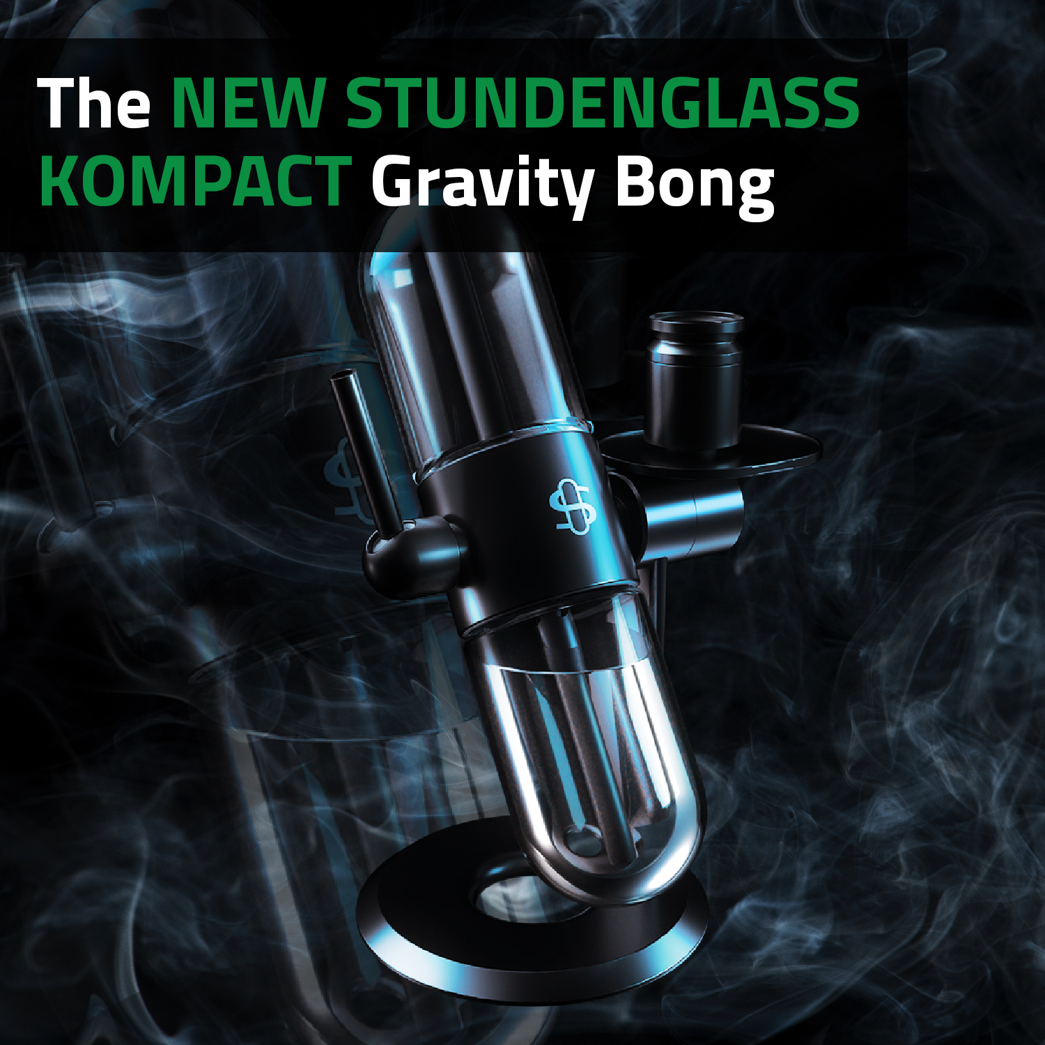 The New Stündenglass Kompact Gravity Bong