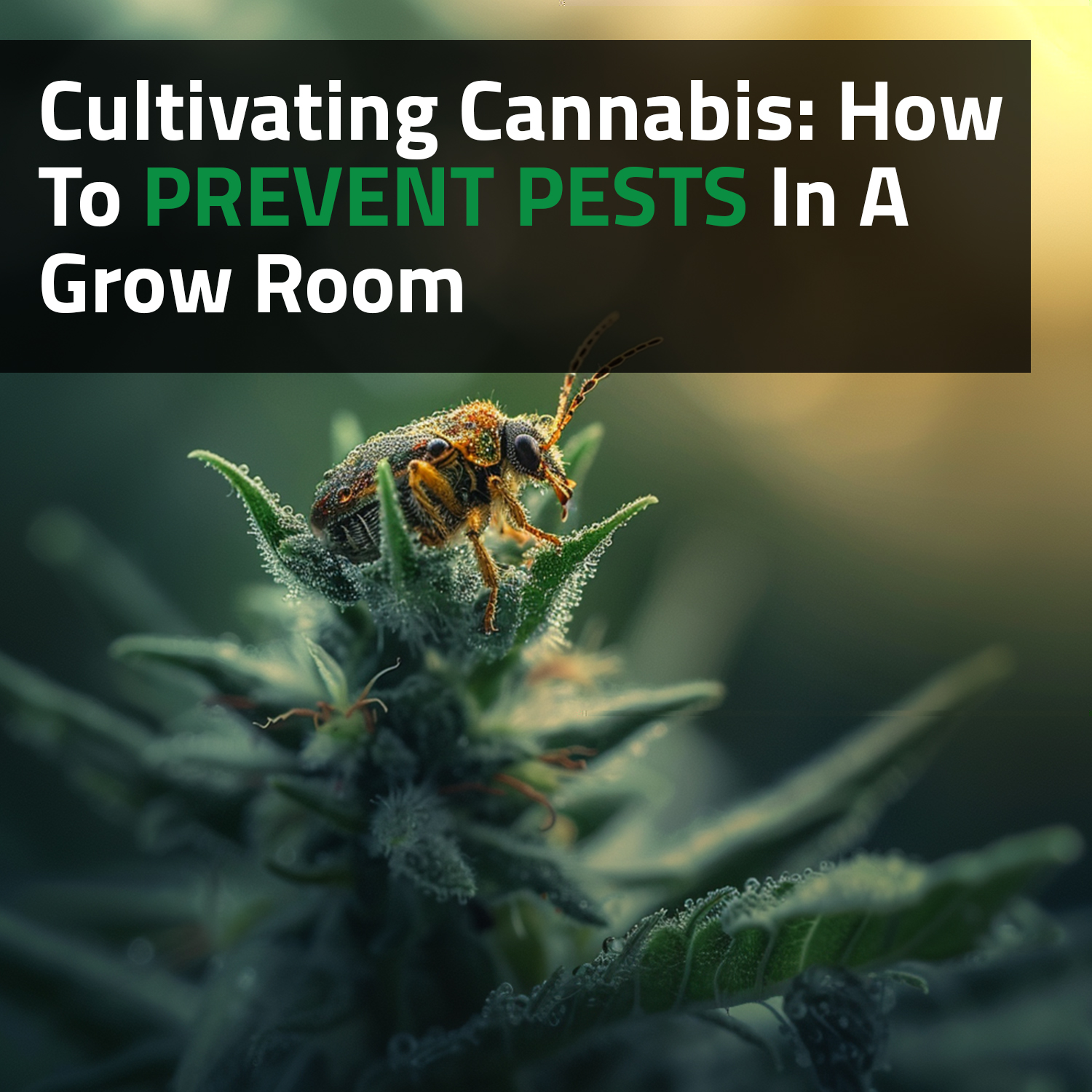 Cultivating Cannabis: How To Prevent Pests In A Grow Room