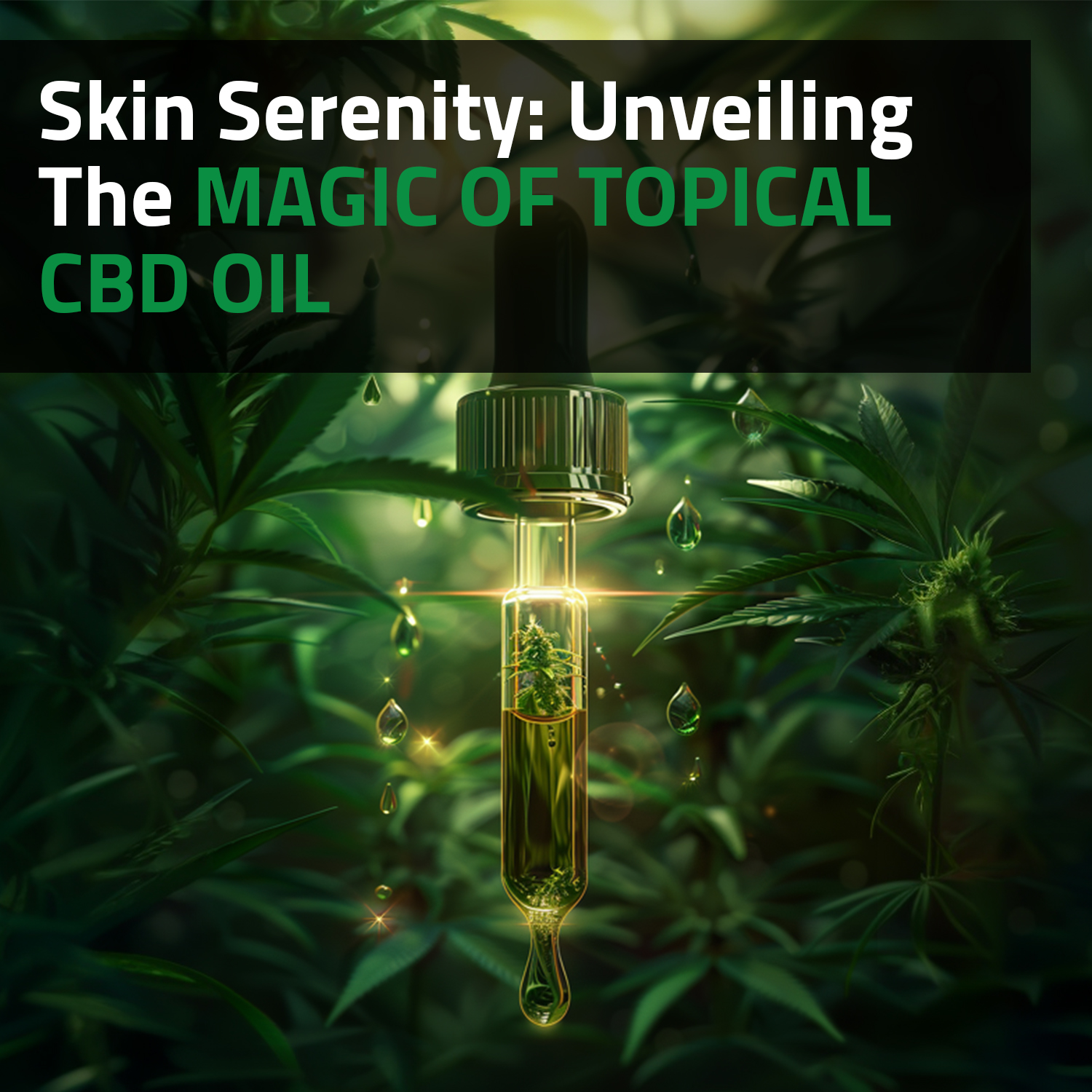 Skin Serenity: Unveiling The Magic Of Topical CBD Oil