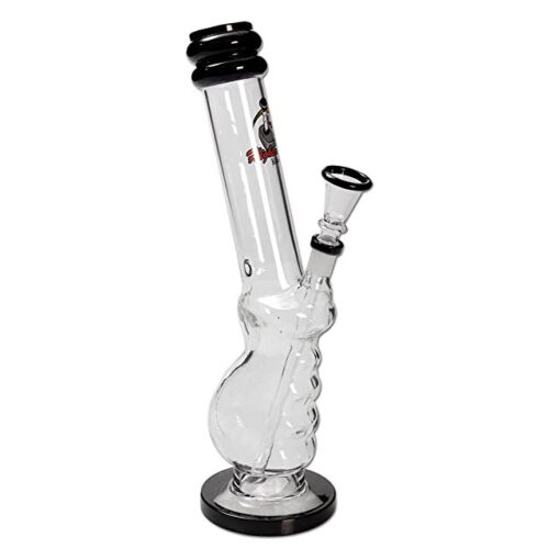 Black Leaf - Highscore Joy Stick Bong - Double Rim Black