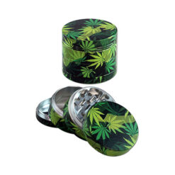 Black Leaf - Camouflage Aluminium Grinder 4-part