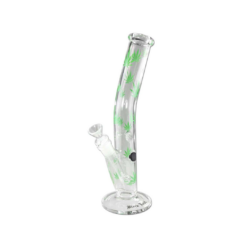 Black Leaf - Leaves Cylinder Bong Ice Bent