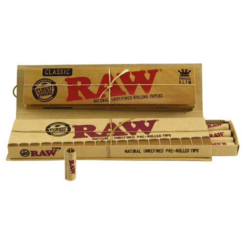 RAW - Classic King Size + Pre-Rolled Tips