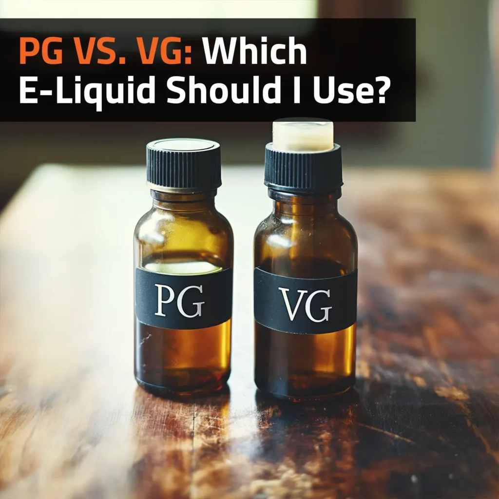 PG Vs. VG: Which E-Liquid Should I Use?