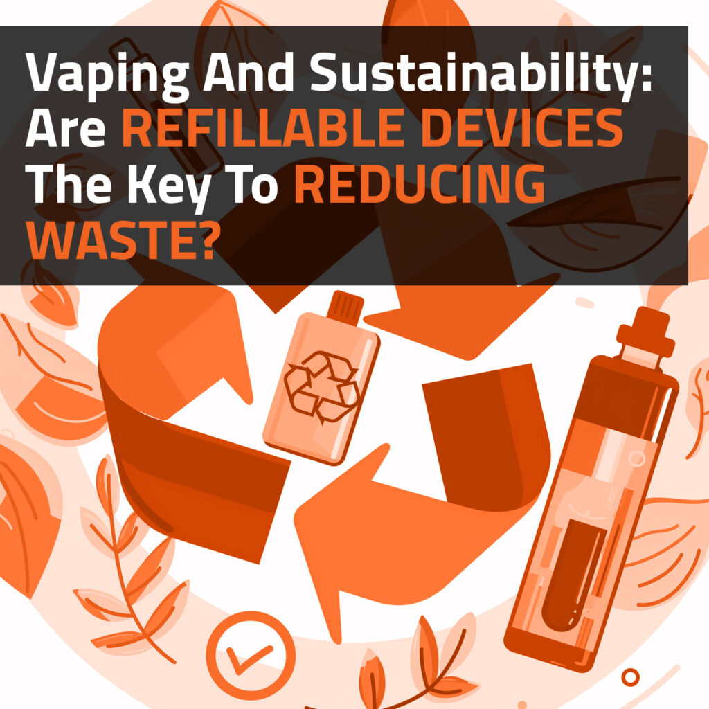 Vaping And Sustainability: Are Refillable Devices The Key To Reducing Waste?