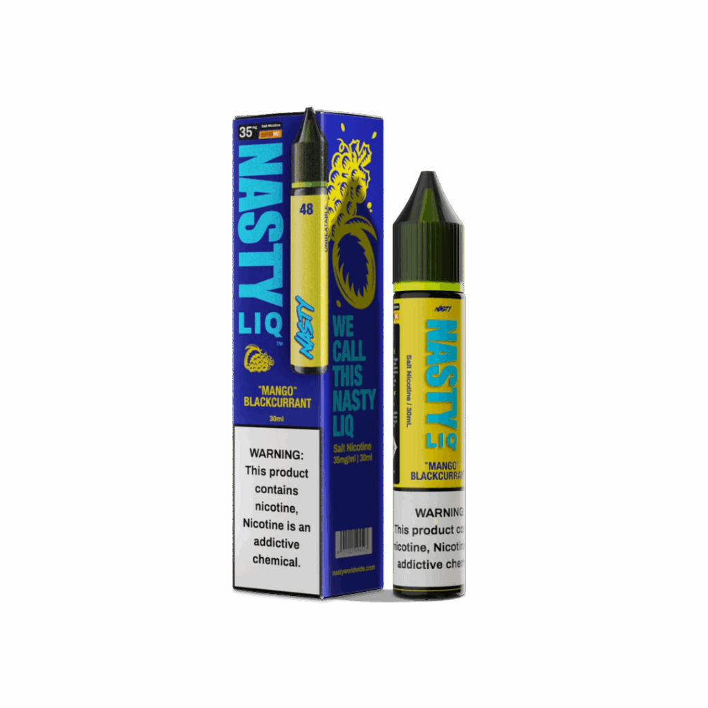 NastyLiq - Longfill Salt/MTL Flavour Shot - Mango Blackcurrant