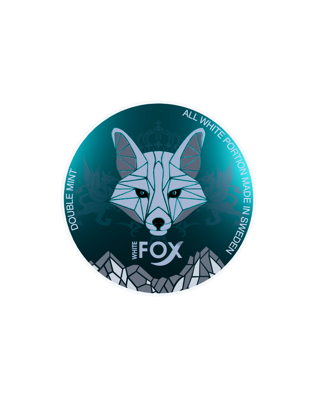 White Fox - Double Mint Slim All White Portion - 15g